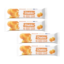 Diablo No Added Sugar Yoghurt and Apricot Muesli Bar 30g 4 Pack