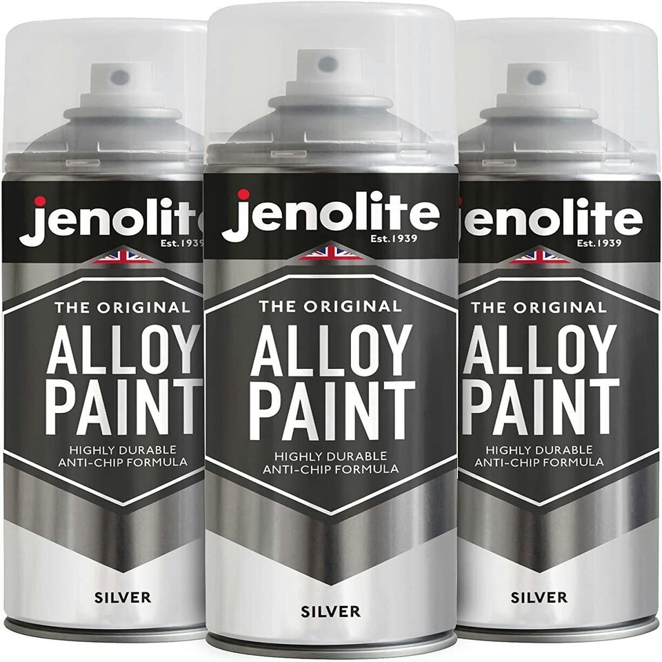 image 1 of Jenolite Alloy Wheel Paint - Silver - 400ml - 3-Pack