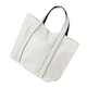 image 2 of Westford Mill Courtside Tote Bag - Soft White/Bottle Green - One Size