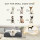 image 4 of PawHut Dog Bed Calming Pet Bed Dog Mattress for Small Dogs - Charcoal Grey