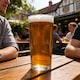 image 2 of Argon Tableware Conical Pint Beer Glasses - 568ml (20oz) - Pack of 6