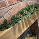 image 8 of 90cm Deluxe Snow Time Princess Green Garland Swag 108 Tips With 5 Pine Cones