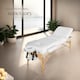 image 9 of Massage Table 3 Zones Massage Table Massage Bed Cosmetic With Lounger Bag Head- And Armrests | White | white | 1