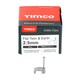 image 3 of Timco - Flat Twin & Earth Cable Clips - Grey (Size To fit 2.5mm - 100 Pieces)