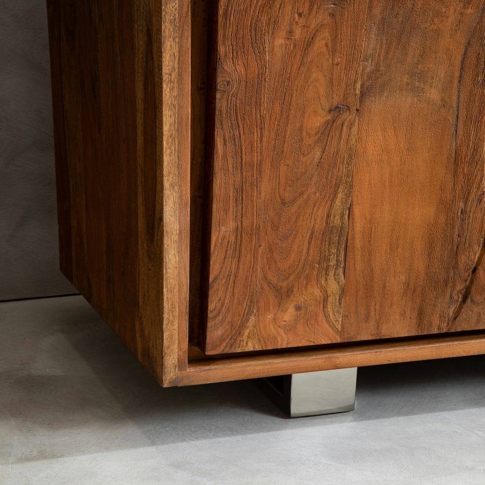 image 1 of Interiors by Premier Acacia Two Door Sideboard Brown