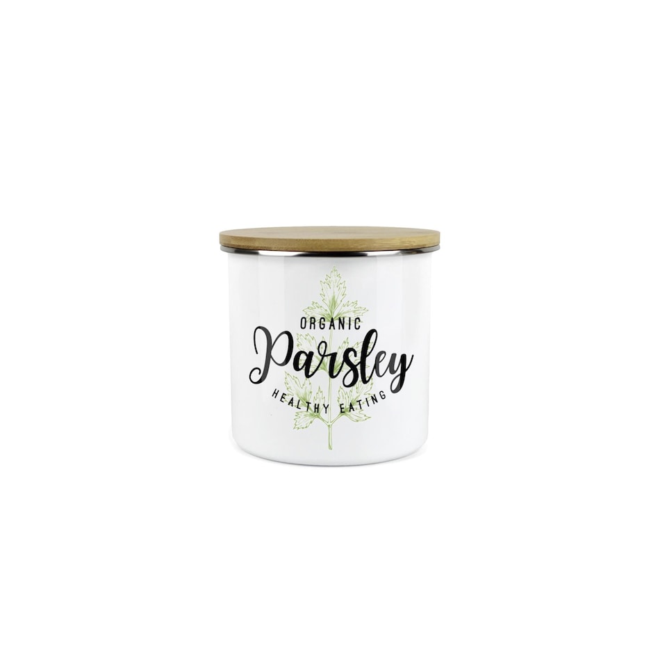 image 1 of Green Label Herbs Storage Canister - Parsley
