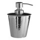 image 2 of Hammered Bathroom Nickel Finish Lotion Dispenser