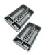 image 3 of 2 X Silver High Grade Dish Drainer Rack Kitchen Utensil Holder Drying Rack
