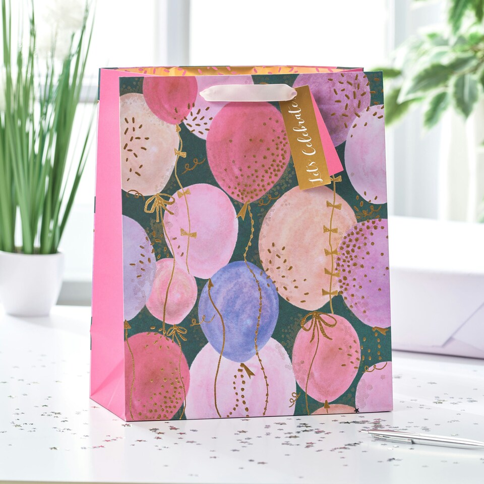 image 1 of Wow Balloons Large Gift Bag - Pack of 3