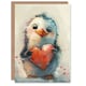 image 1 of Cute Love Heart Sweet Arty Occasion Baby Birthday Card