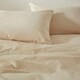 image 6 of Touch Of Linen - Creamy Almond - Pillowcase Pair Cream | Creamy Almond