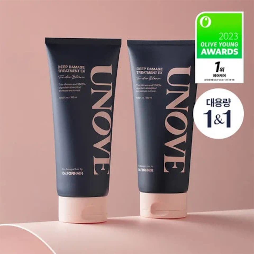 UNOVE Deep Damage Treatment EX 320ml Warm Petals Duo Set