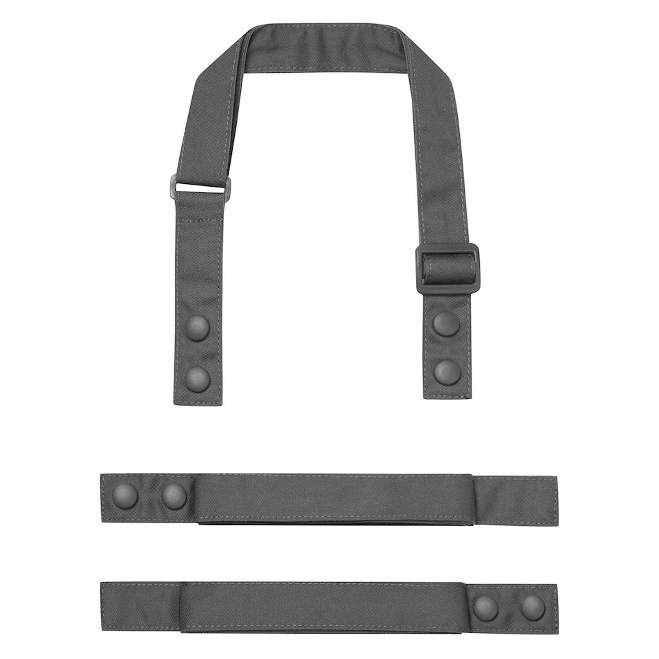 image 1 of Premier Swap & Pop Customizable Apron Straps - Dark Grey - One Size | Grey