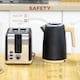 image 7 of HOMCOM Stainless Steel Kettle and Toaster Set, 1.7L 3000W Fast Boil Kettle & 2 Slice Toaster Kitchen Set with 7 Level Browning Controls, Defrost, Reheat, Auto Off, Boil-dry Protection, Black