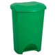 image 1 of 1 x 50L Commercial Medical Utility Green Coloured Recycling Waste Bin With Foot Pedal Green
