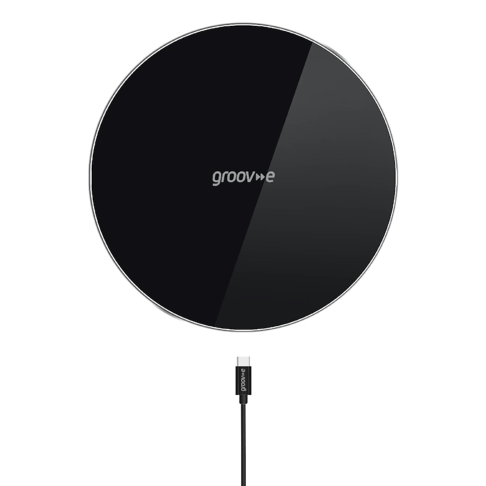 image 1 of Groov-e GVMA142BK Wireless Charging Pad 15W - Black