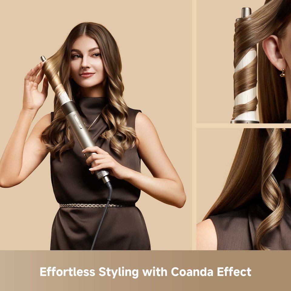 image 1 of Dreame AirStyle Shine Multi Hair Styler - Gold