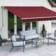 image 3 of Greenhurst Royal Red retractable awning | Red | 2.5m | 1