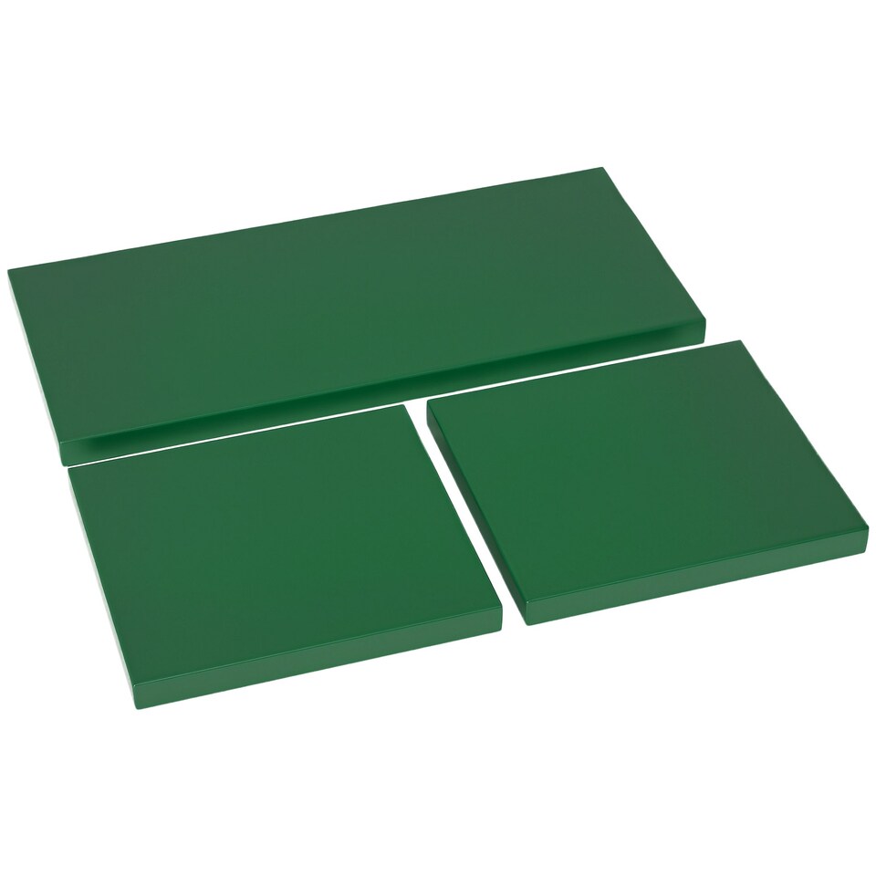 image 1 of Outsunny 3PCs Rattan Garden Seat Cushions Pads for Patio Furniture Green 