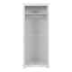image 3 of Stratford 2 Door Wardrobe - L54 x W80 x H188 cm - White | White