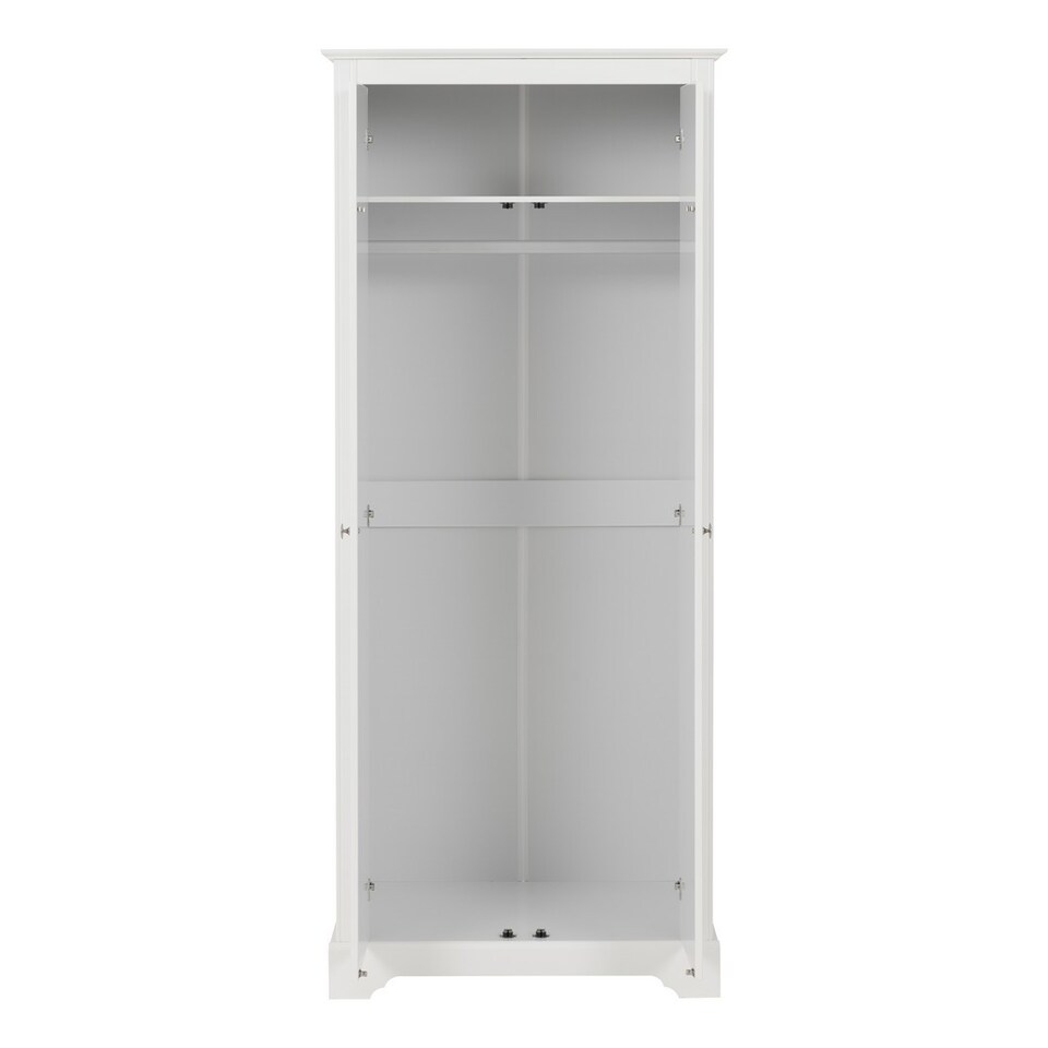 image 1 of Stratford 2 Door Wardrobe - L54 x W80 x H188 cm - White | White