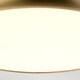 image 4 of Welland 1 Light Mini LED Flush Light - Aged Brass