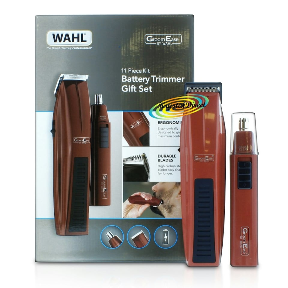 Wahl GroomEase 11pc Trimmer Gift Set - Battery Operated