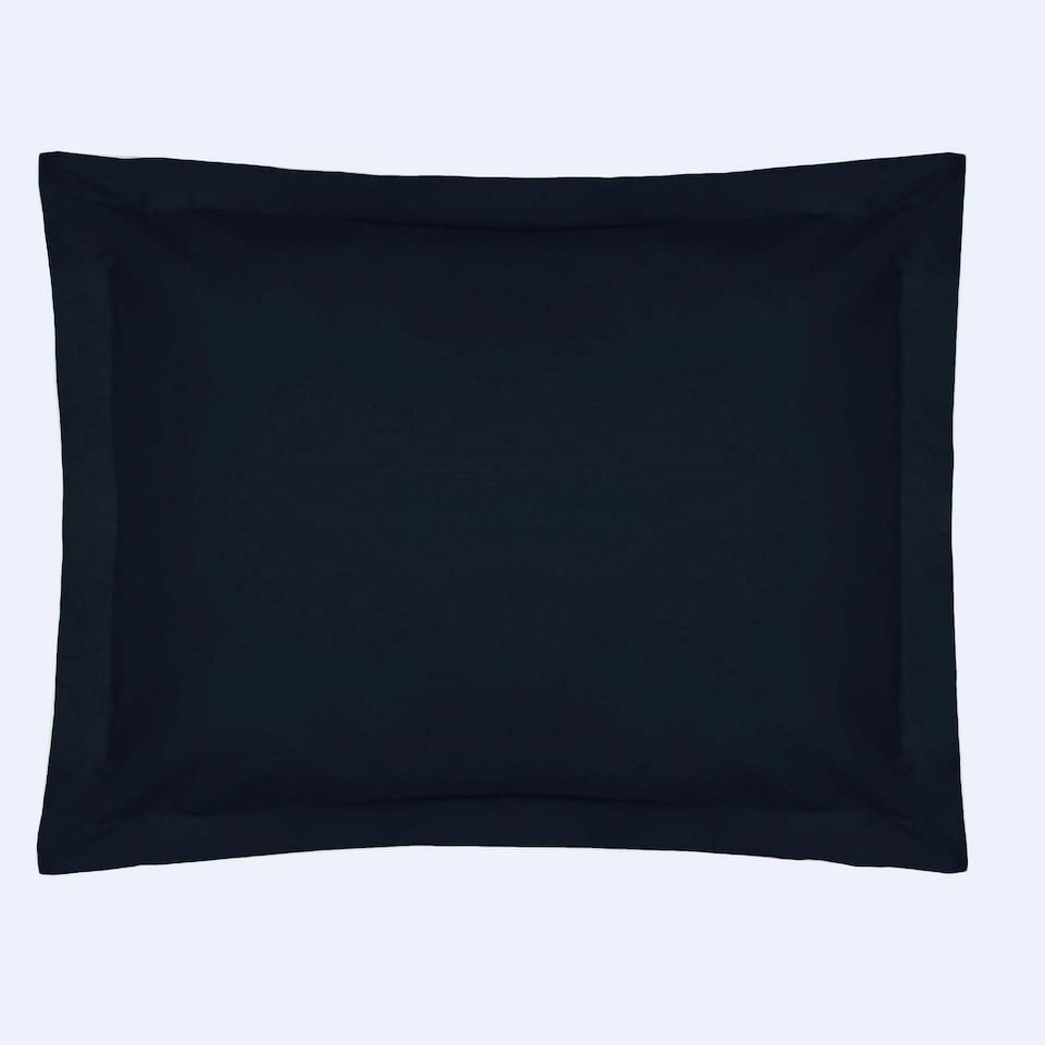 Belledorm Easycare Percale Oxford Pillowcase - Navy - One Size