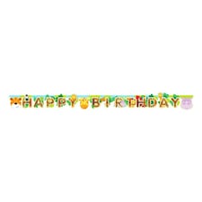 Amscan Jungle Friends Letter Banner - Multicolour - 2m