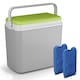 image 1 of 24L Insulated Coloured Cooler Box With 2 Ice Packs | Black | 1