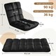 image 3 of Yaheetech Lazy Sleeper Recliner with 14 Adjustable Positions and Backrest Black