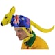 image 1 of Pack of 6 Australia Supporters Kangaroo Hat Multi | One Size