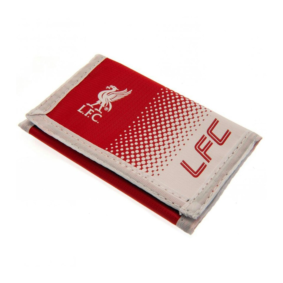 image 1 of Liverpool FC Touch Fastening Fade Design Nylon Wallet - Red/White - One Size