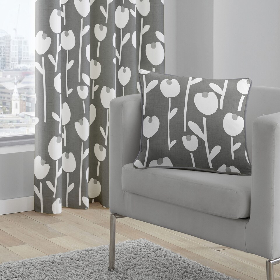 image 1 of Fusion Alabar Cushion Cover Grey