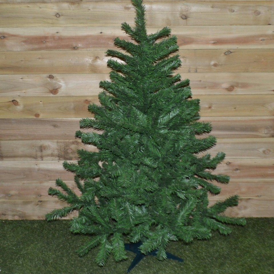 image 1 of 4ft Colorado Spruce Christmas Tree in Green with 287 tips 70cm Diameter Green | One Size