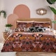 image 2 of Furn Kaihalulu Jungle Reversible Duvet Cover Set | Brown | Cocoaberry | King | 1