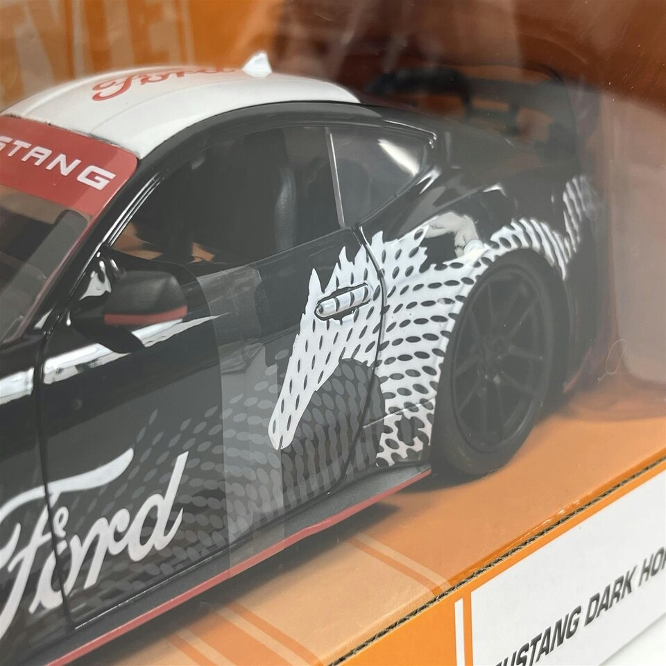 image 1 of Ford Mustang Dark Horse 2024 Black Big Time Muscle 1:24 Scale Jada 35418