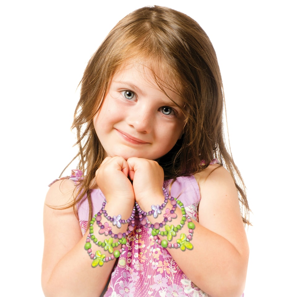 image 1 of Small World Toys Beginner Bead Jewellery Butterflies