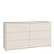 image 2 of Alice Springs 6 Drawer Wide Chest with Push-to-Open Drawers in Sand