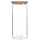 image 4 of Argon Tableware Glass Storage Jars with Cork Lids - 1.5 Litre - Pack of 3