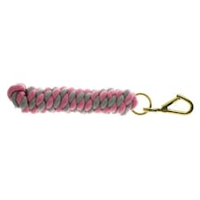 Hy Two Tone Twisted Lead Rope - Pink/Grey - 2.2 metres