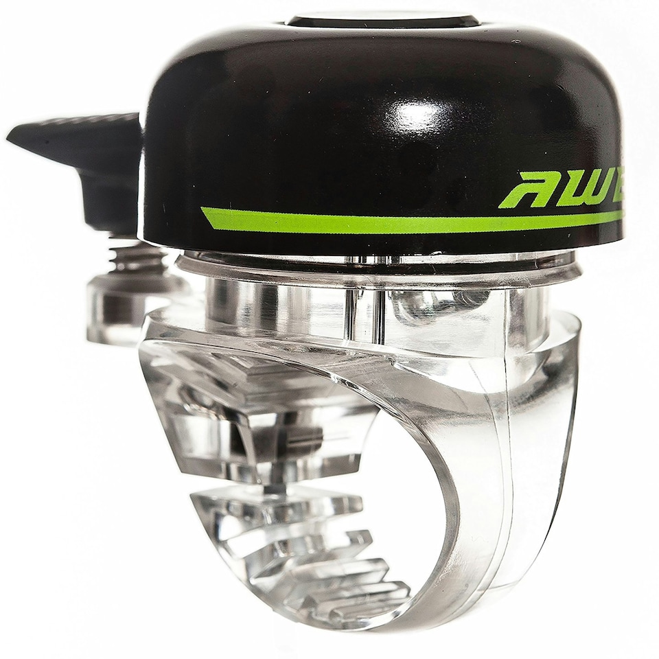image 1 of AWE AWEBright LED Light Black Bike Bell