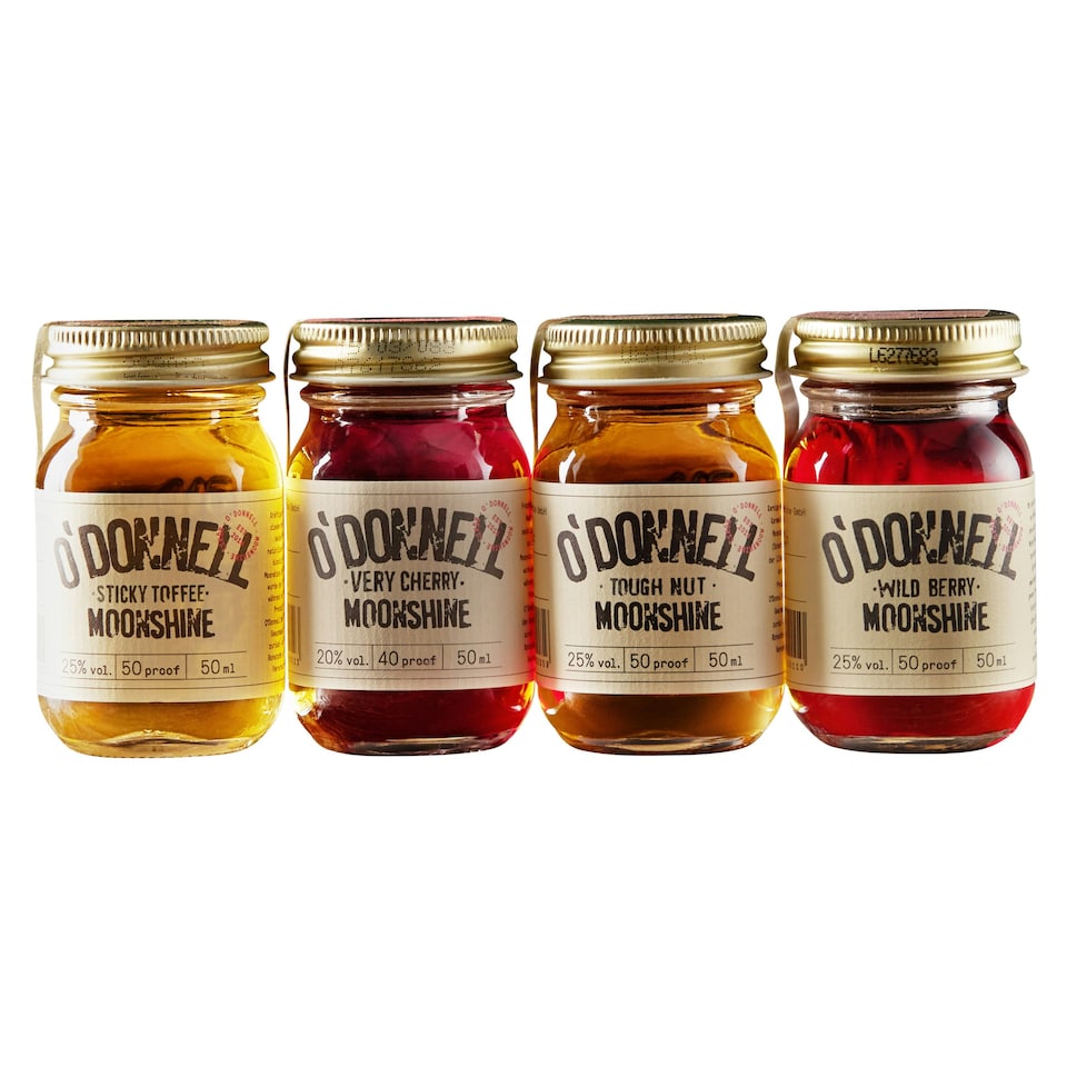 image 1 of O'Donnell Moonshine Classic Giftset - 4x50ml