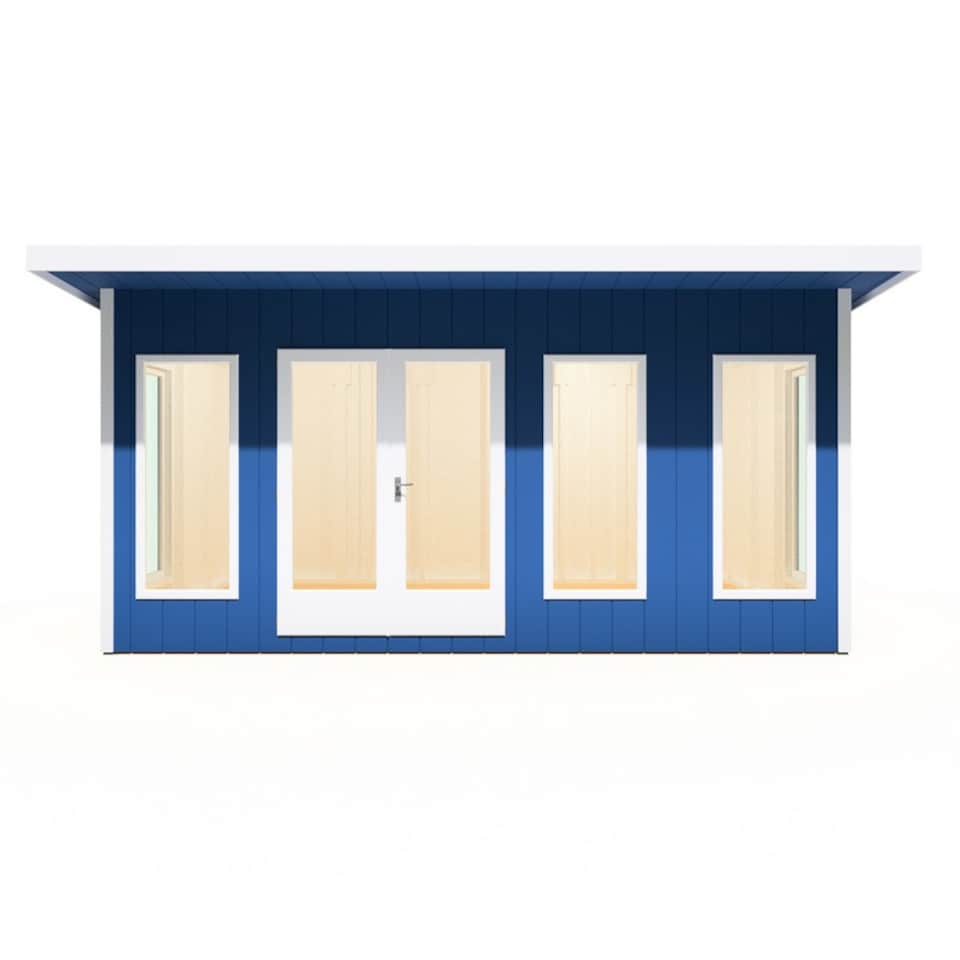 image 1 of Cali 16 x 8 Feet Pent 1 Garden Office - OSB - MDF - L334 x W509.4 x H246.1 cm | Brown