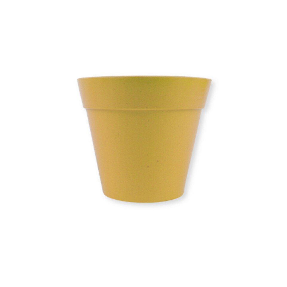 Bamboo Fibre Pot 12cm | Yellow | Yellow | S | 1