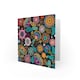 image 2 of Multi Coloured Floral Pattern Kaleidoscope Art Card