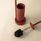 image 2 of COSMIC Toilet brush with toilet roll holder, Terracotta, GEYSER Collection