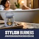 image 3 of Set Of 2 Wax Melt Burner Ceramic Essential Oil Burners Decor Pattern Scented Diffuser Warmer