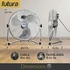 image 7 of Futura 20 inch Electric High Velocity Floor Fan