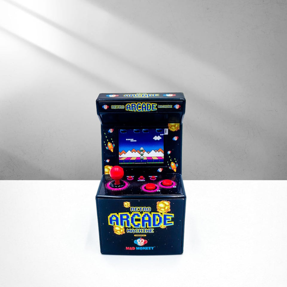 image 1 of Mad Monkey - Retro Mini Arcade Machine - 240 x 8-Bit Games